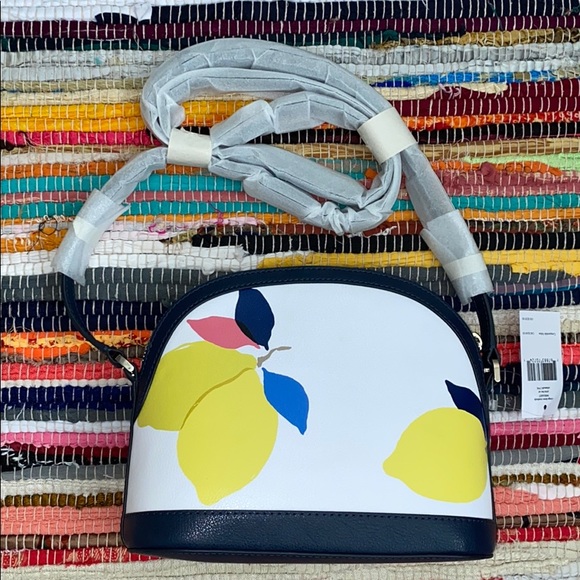 NWT Kate Spade Dome Crossbody Lemon - Picture 4 of 5